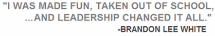 Quote about fun and leadership by Brandon Lee.