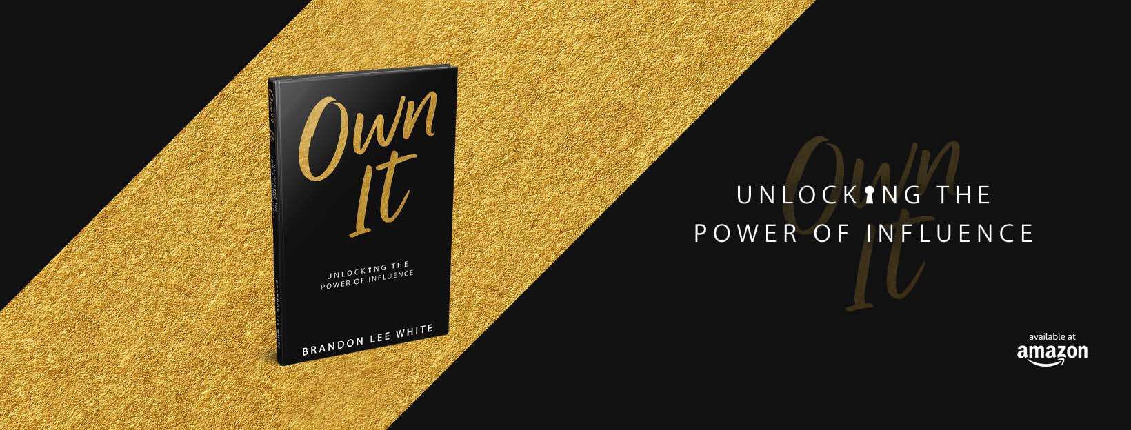 Book cover of 'Own It' by Glenn Lee White with gold and black design.