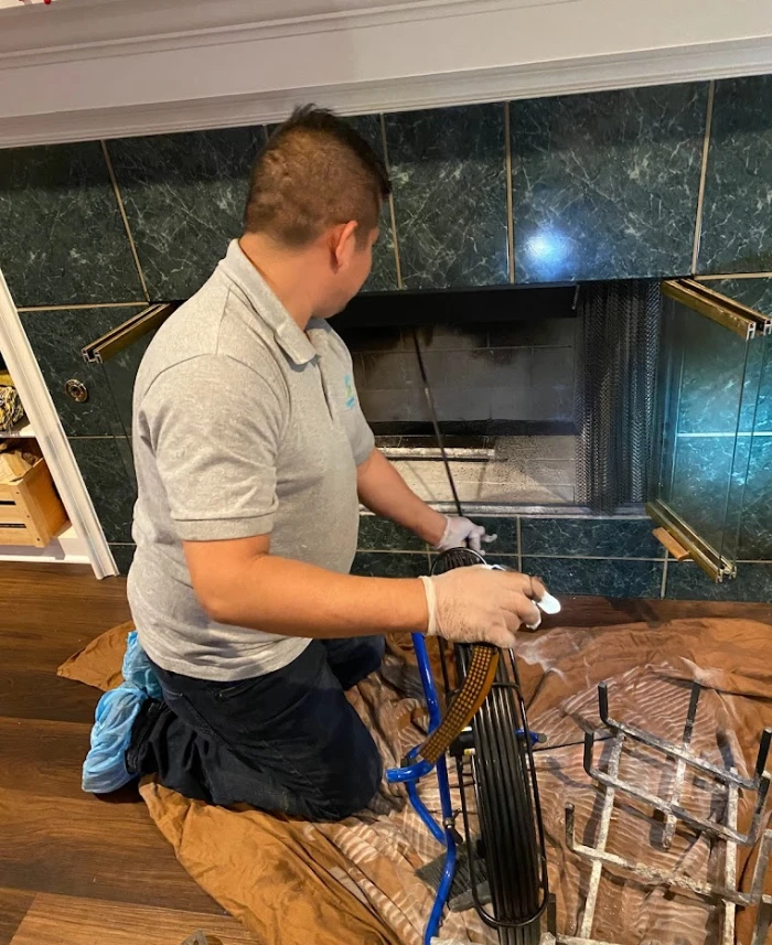 chimney fireplace cleaning